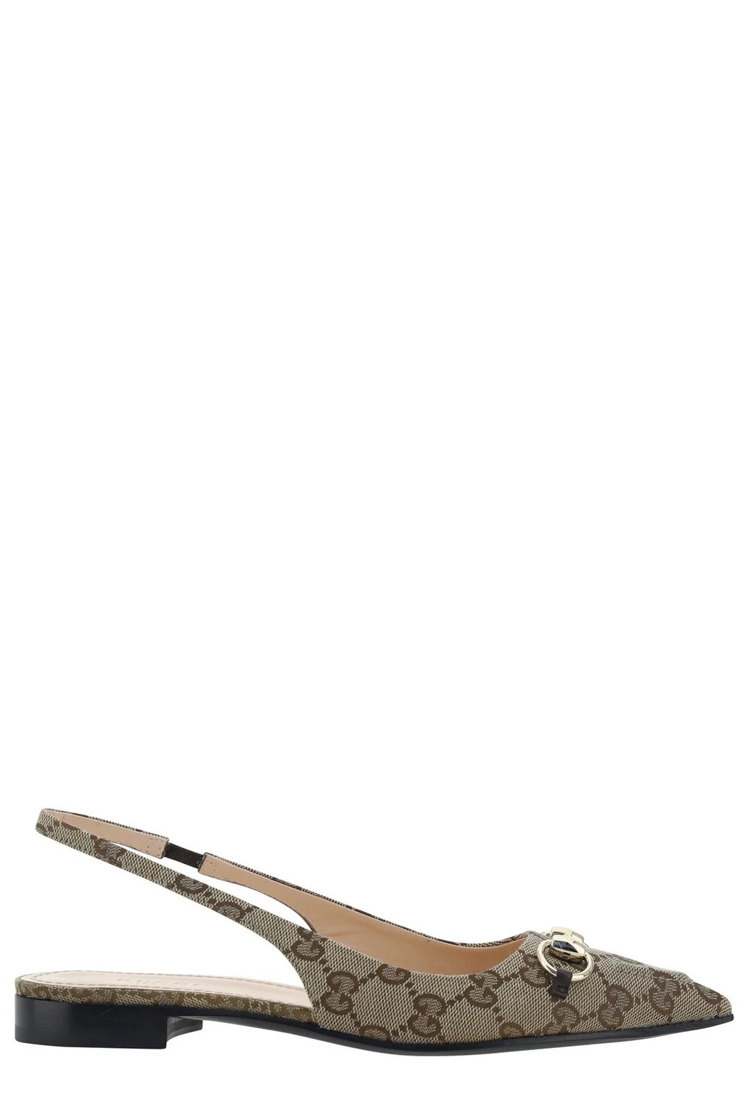 Gucci Horsebit Slingback Ballet Flats | Cettire Global