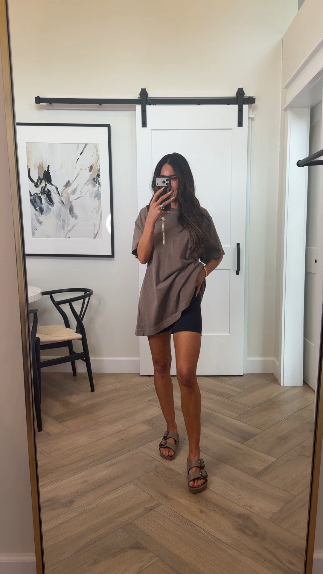 Comfy everyday look Free People
shorts sz small
Oversized tee sz xs

free people movement 
Activewear outfits

#LTKootd #LTKActive #LTKOver40