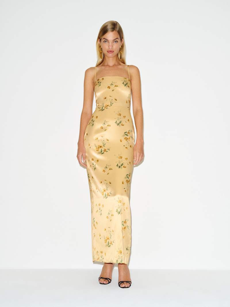 Frankie Silk Dress | Reformation (Global)