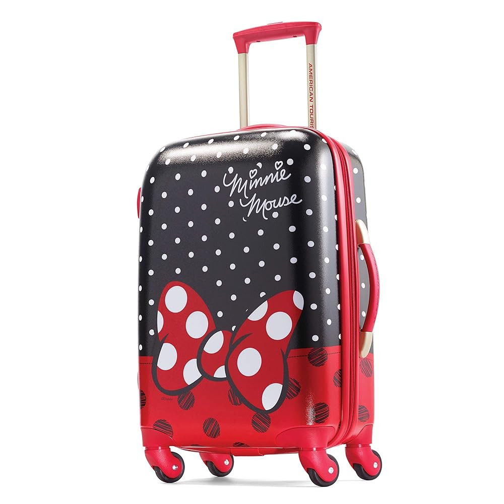 American Tourister Disney Hardside Luggage With Spinner Wheels, Minnie Mouse Red Bow, Carry-On 21... | Amazon (US)