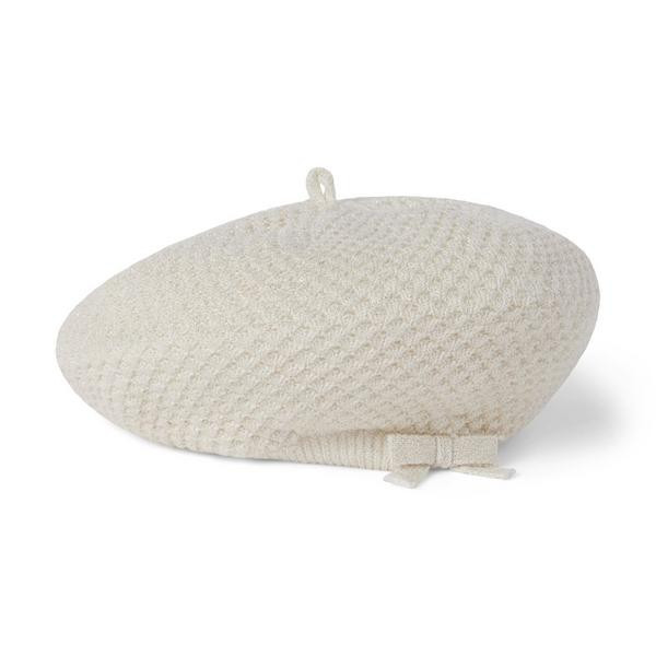 Baby Bow Textured Sweater Beret | Janie and Jack