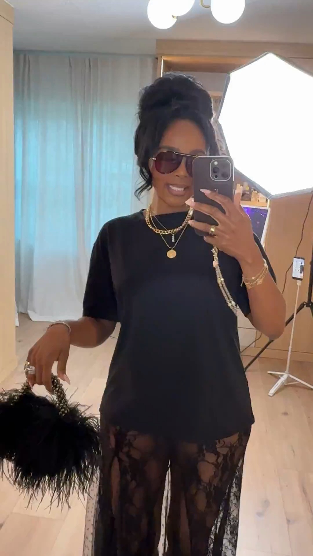 Scroll to shop this edgy chic night-out look 🖤

Sheer lace layers with a relaxed tee = the perfect mix of effortless and bold—ideal for dinners, girls night, or a dressed-up casual vibe.

📏 Measurements: 5’4”, 140 lbs, 34D bust, 27” waist, 40” hips

Follow me on Instagram and YouTube @kirasfashionfinds



#LTKPetite