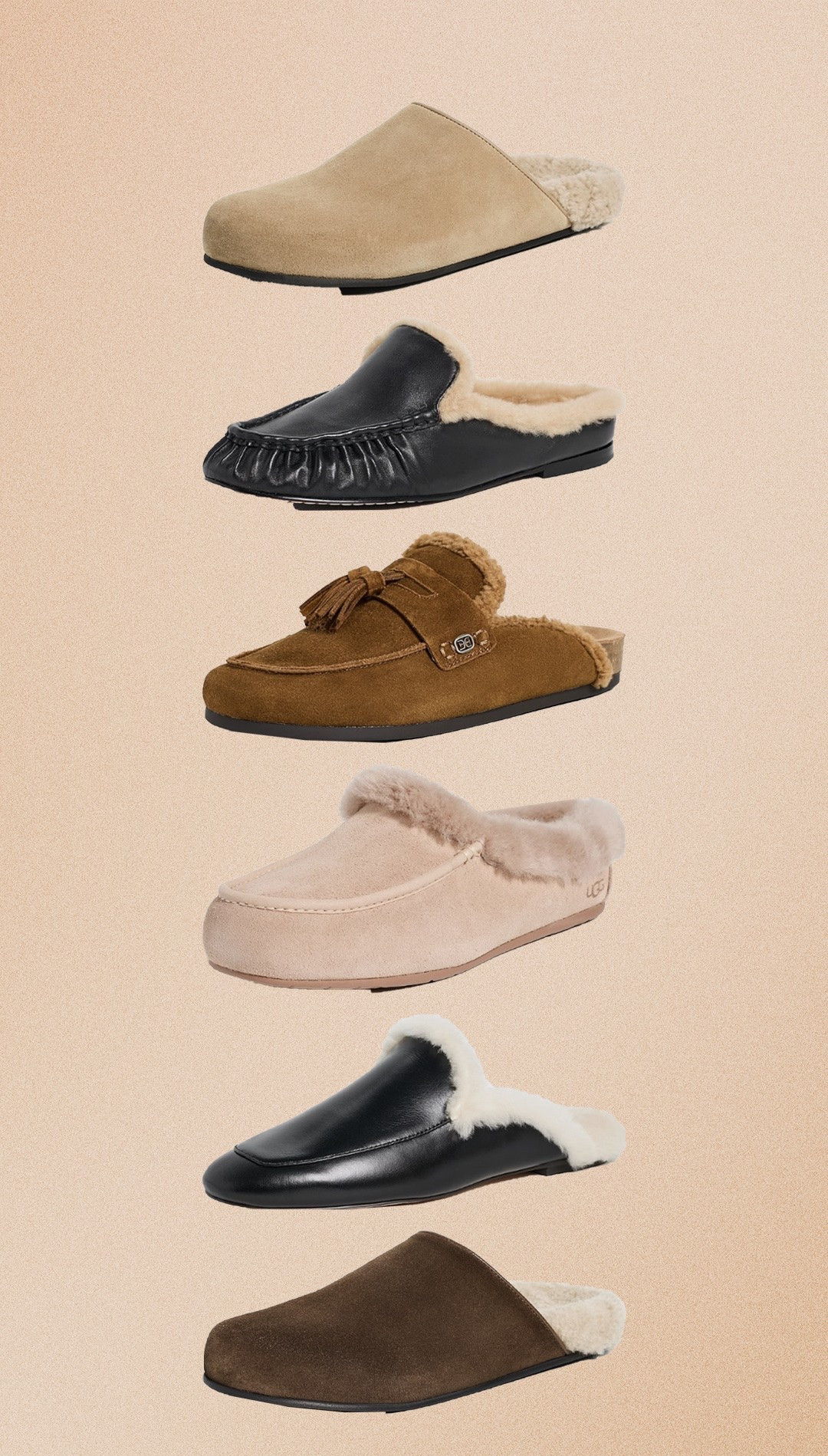 Fuzzy fall slip ons I ♥️