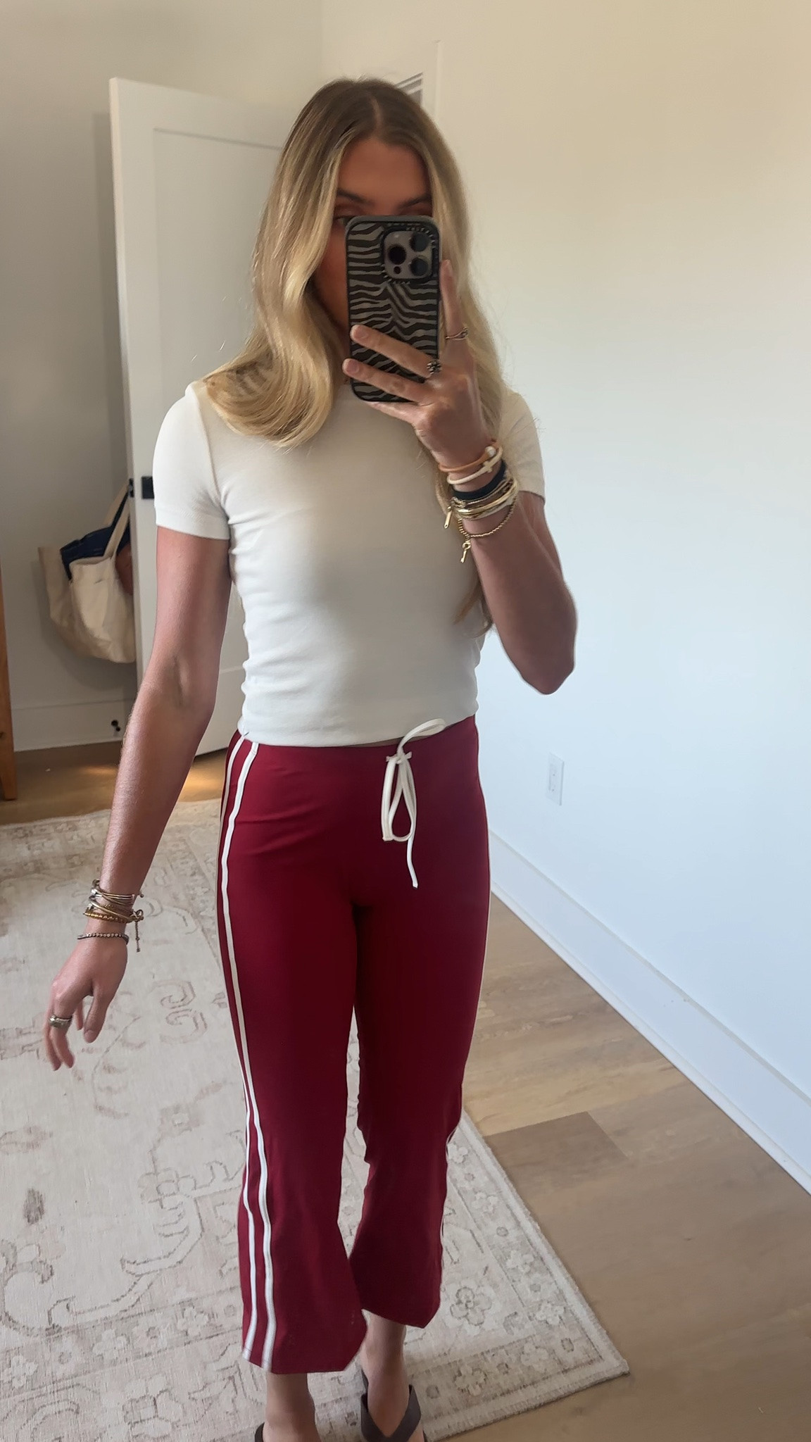 Amazon size small MOOSLOVER Women Flare Capri Yoga Pants High Waisted Side Stripe Drawstring Bootcut Flared Cropped Leggings

#LTKootd #LTKfitnessgoals #LTKActive