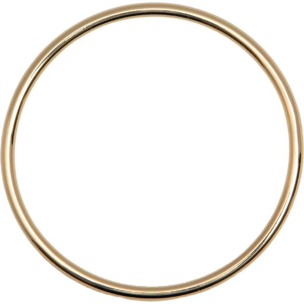 Argento Vivo Sterling Silver High Polish Bangle in Gold at Nordstrom | Nordstrom