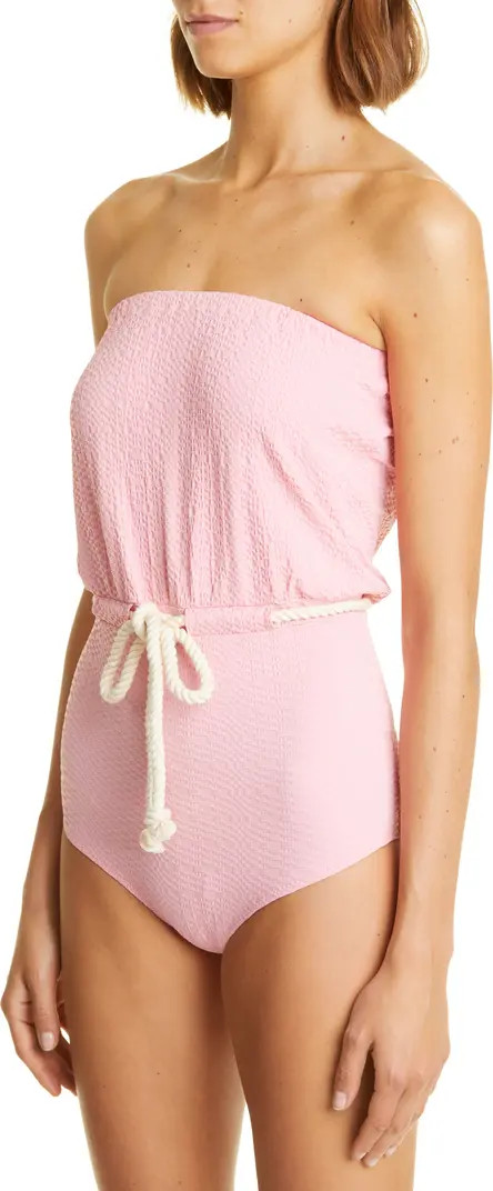 Victor Seersucker One-Piece Swimsuit | Nordstrom