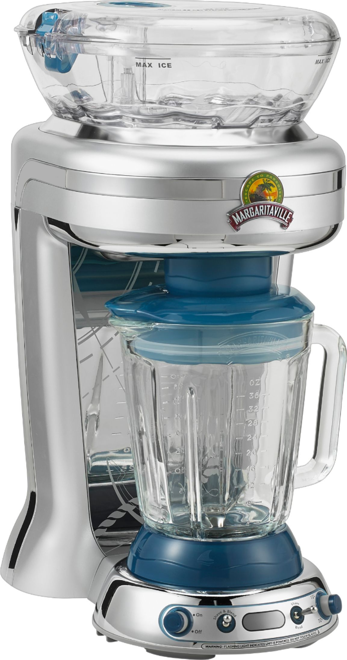 Margaritaville Key West Frozen Concoction Maker with Easy Pour Jar and XL Ice Reservoir Silver DM... | Best Buy U.S.
