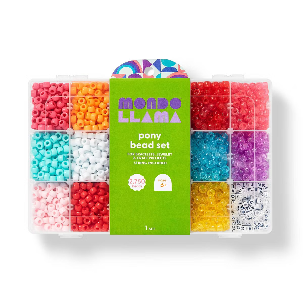2750ct Pony Bead Set - Mondo Llama™ | Target