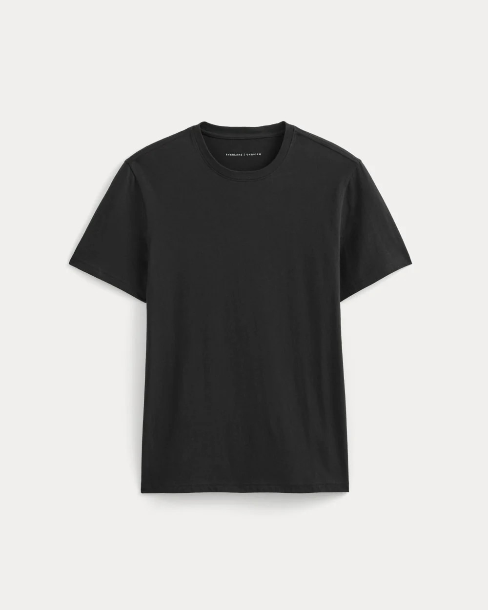 The Essential Organic Crew | Black | Everlane