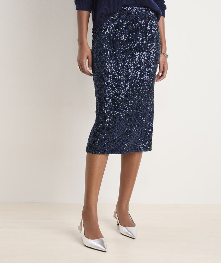 Knit Sequin Skirt | vineyard vines