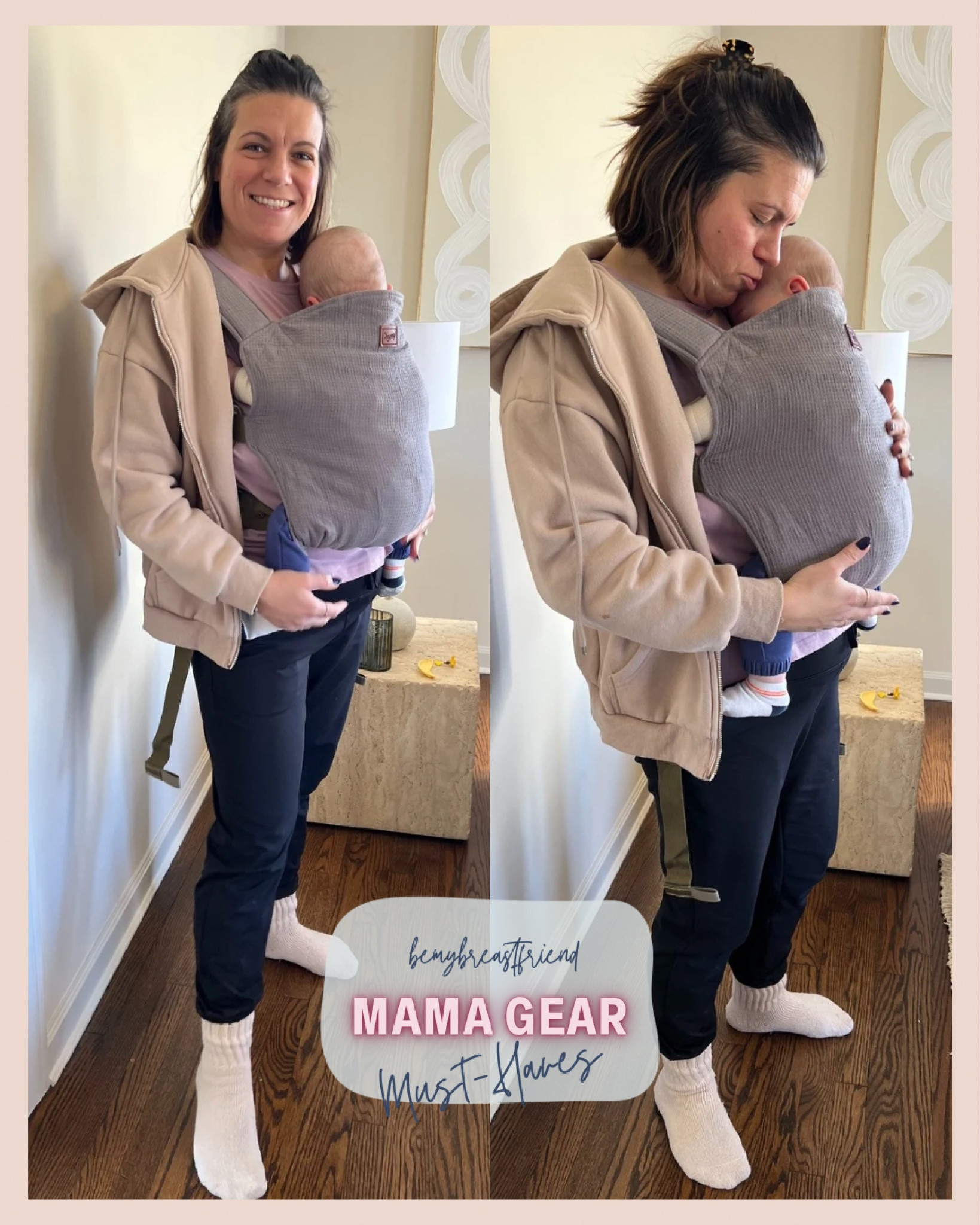 Cozy baby, happy mama 