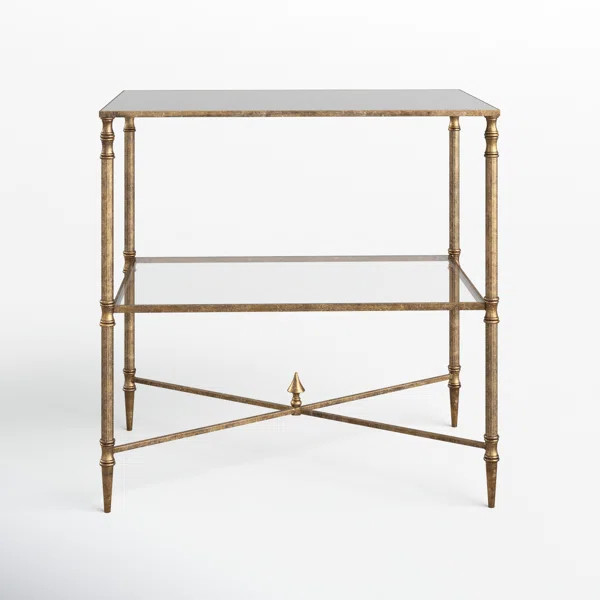 Allenhurst Glass End Table | Wayfair North America