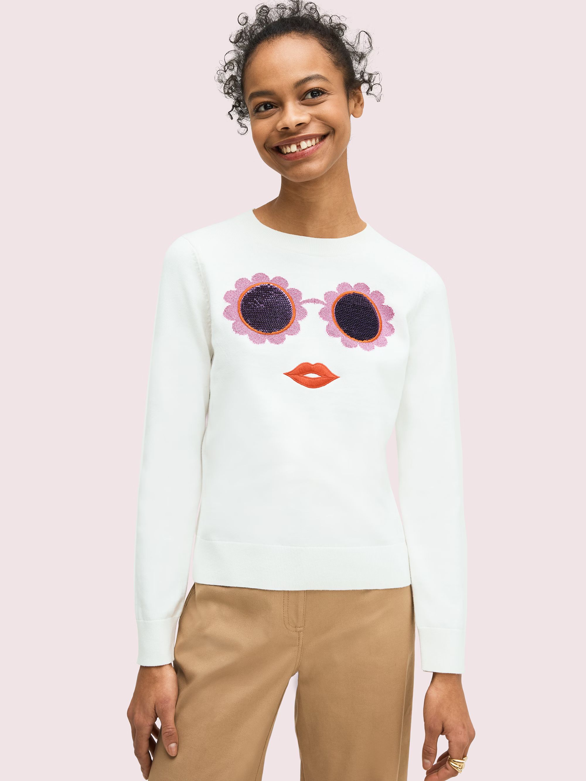 sequin sunnies sweater | Kate Spade (US)