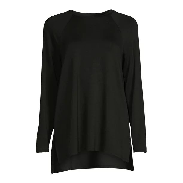 Time and Tru Women's Raglan Sleeve Tunic Top - Walmart.com | Walmart (US)