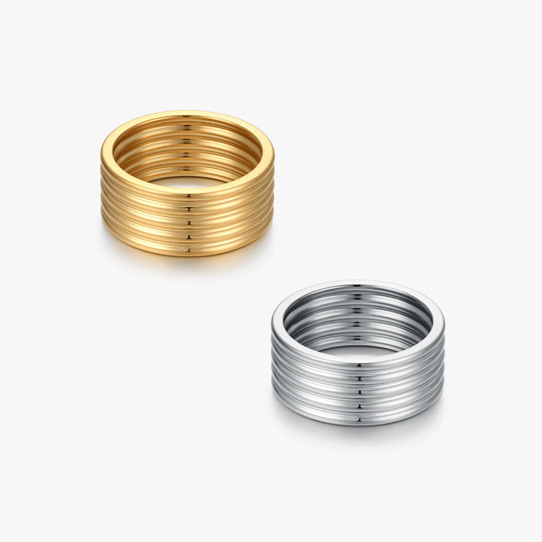 The Maeve Ribbed Ring | Flaire & Co.