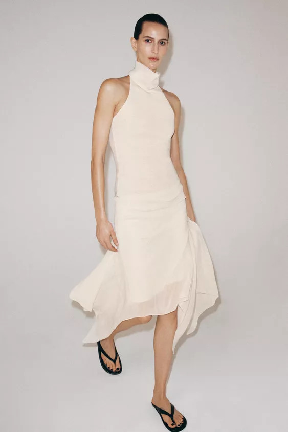 ASYMMETRIC FLOWING SKIRT | Zara UK
