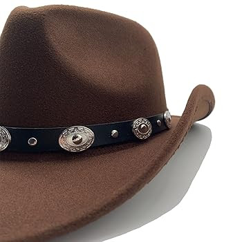 Willheoy Cowboy Hat for Men Women Western Cowgirl Hats Felt Fedora Hat Cowboy Chapeau Halloween C... | Amazon (CA)
