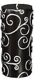 Amazon.com: Zest Candle Pillar Candles, 3 by 6-Inch, Black Scroll : Home & Kitchen | Amazon (US)