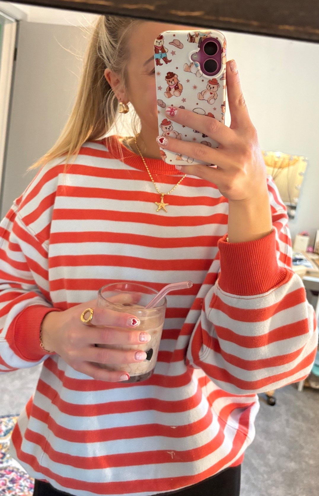 The comfiest sweater from @Aerie 🧡 on sale right now!! 

outfit linked below ⬇️ 

#LTKmorningroutine #LTKSpringSale #LTKootd