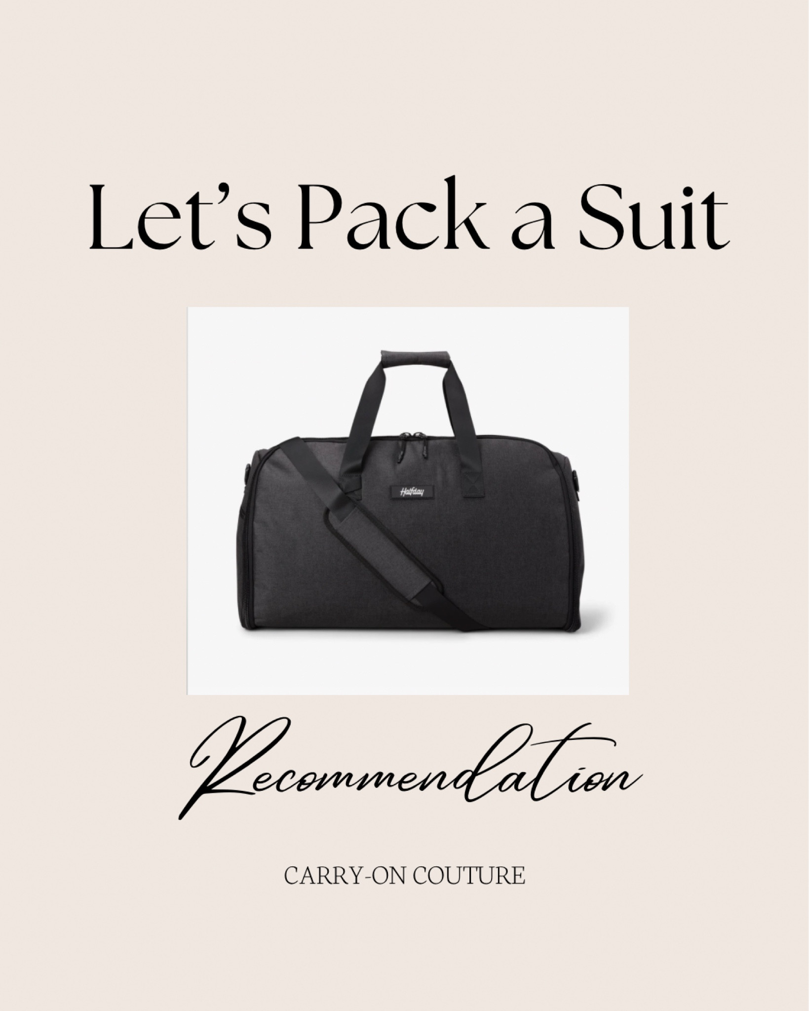 Carry-On packing Dilemma…The Suit! (Or any clothing item that needs to be kept hung nicely and wrinkle-free.) Introducing this two-in-one bag which makes packing effortless. The hanging compartment can fit a suit or tux and a handful of dress shirts, then zips up to create enough space for a full load of folded clothes (plus shoes). Perfect for wedding travel or business trips. Garment compartment keeps suits, shirts, dresses wrinkle-free. Interior shoe pockets fit up to a size 13 shoe.  Carry-on friendly for most domestic airlines.




#LTKTravel #LTKOver40