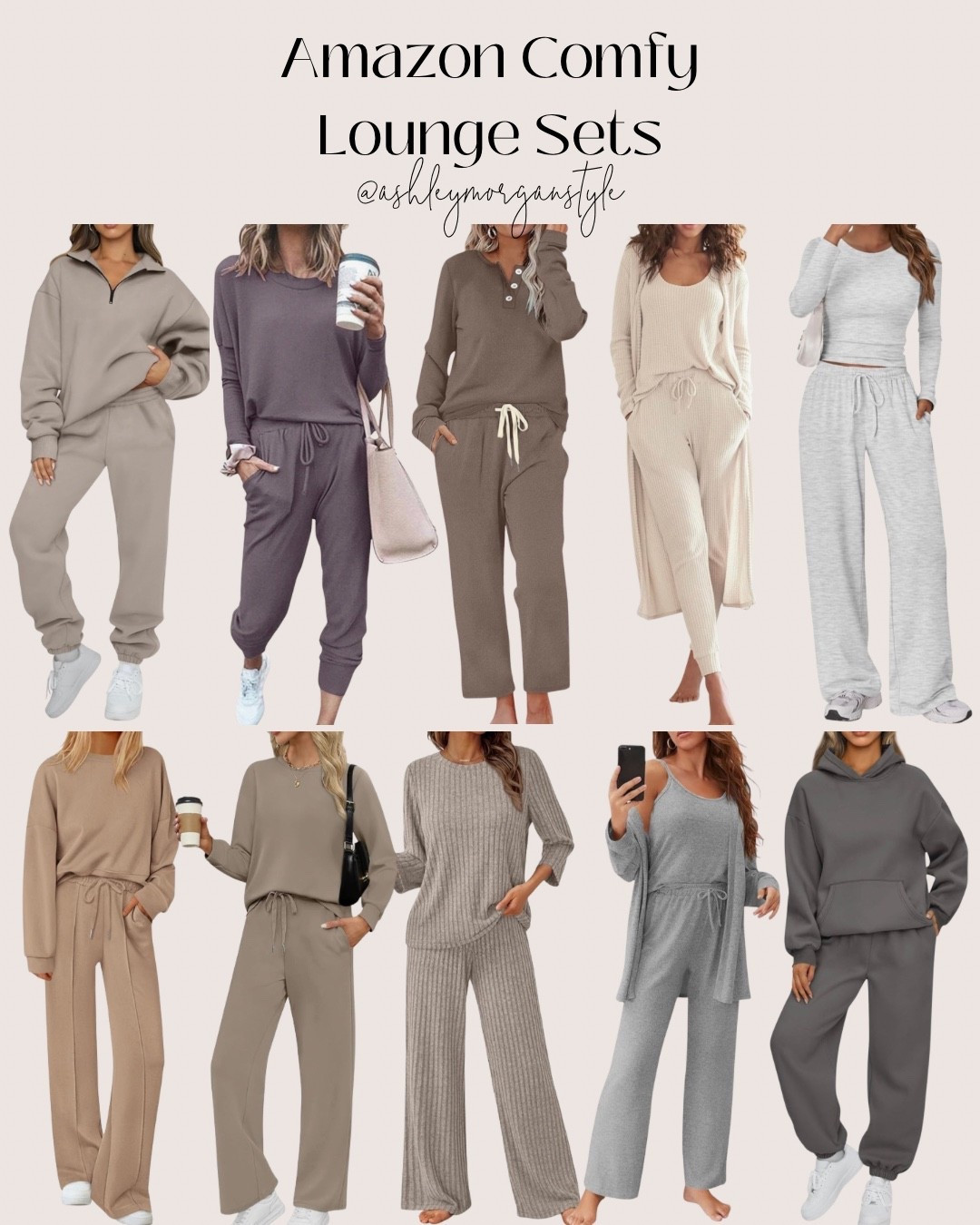 Comfy 2 piece lounge sets from Amazon. So many cute sets in tons of colors and styles!

#amazon #amazonfinds #loungeset #wfh #wfhstyle #wfhoutfit #traveloutfit #airportoutfit #neutrals #neutraloutfit #casualstyle #casualoutfit #fallstyle #fallootd #athleisure

#LTKTravel #LTKFindsUnder50 #LTKWorkwear