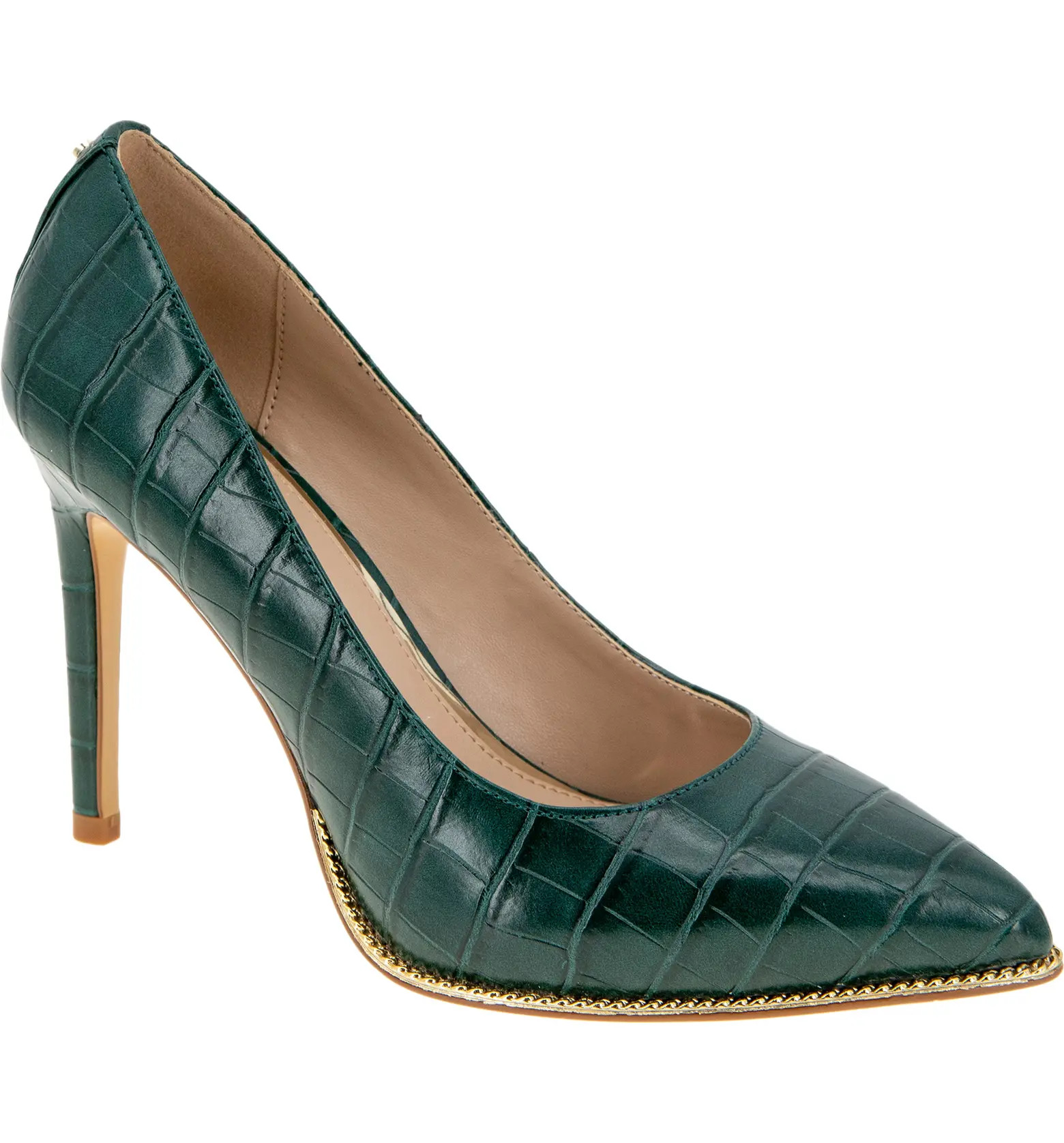 BCBGeneration Hallix Croc Embossed Pump | Nordstrom | Nordstrom