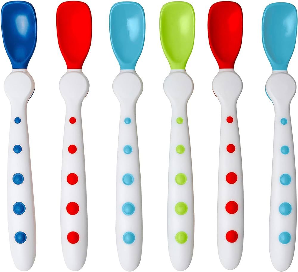 First Essentials by NUK Rest Easy Spoons, Pack of 6 (Color May Vary) | Amazon (US)