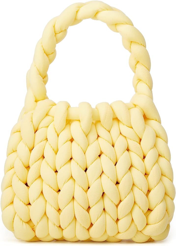 Yellow Knit Bag | Amazon (US)