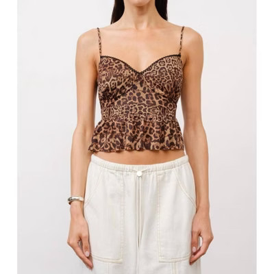 Women's Leopard Peplum Top - Loucia S | Target