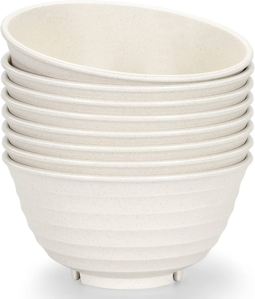 60 Oz Big Salad Bowl Soup Bowl , Large Bowls for Eating Microwave and Dishwasher Safe BPA-Free Ec... | Amazon (US)