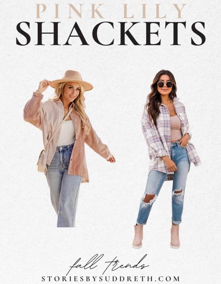 My favorite shackets from Pink Lily! 

fall outfits, fall fashion, jackets, plaid

#shackets #falloutfits #fallfashion #jackets #fall #pinklily

#LTKSeasonal #LTKstyletip #LTKSale
