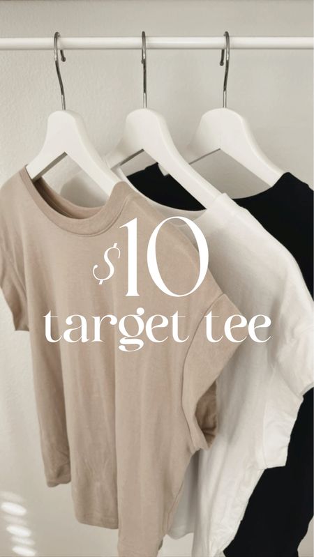 $10 Target tees perfect for the spring and summer. I’m just shy of 5’7 wearing the size small, StylinByAylin 

#LTKstyletip #LTKunder50