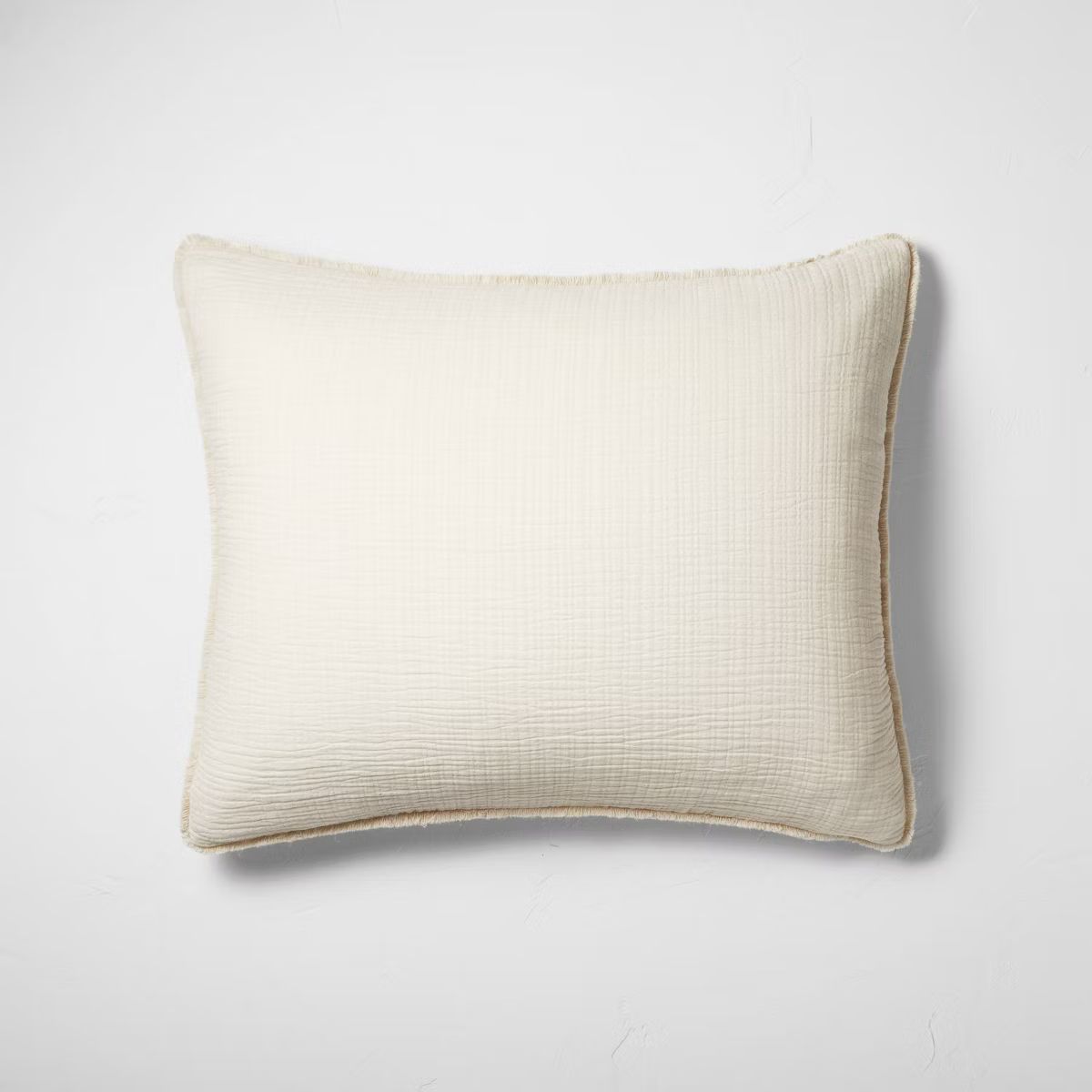 Textured Chambray Cotton Pillow Sham - Casaluna™ | Target