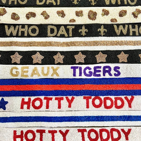 Game Day Beaded Purse Straps  Football Baseball Basketball - Etsy | Etsy (US)