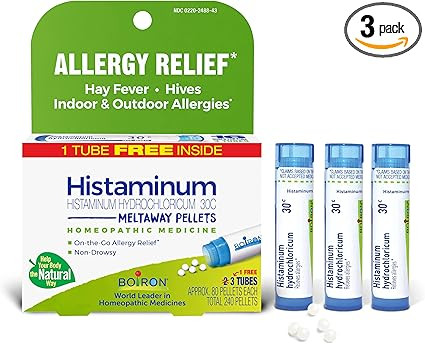 Boiron Histaminum Hydrochloricum 30C Homeopathic Medicine for Indoor or Outdoor Allergy Relief, H... | Amazon (US)