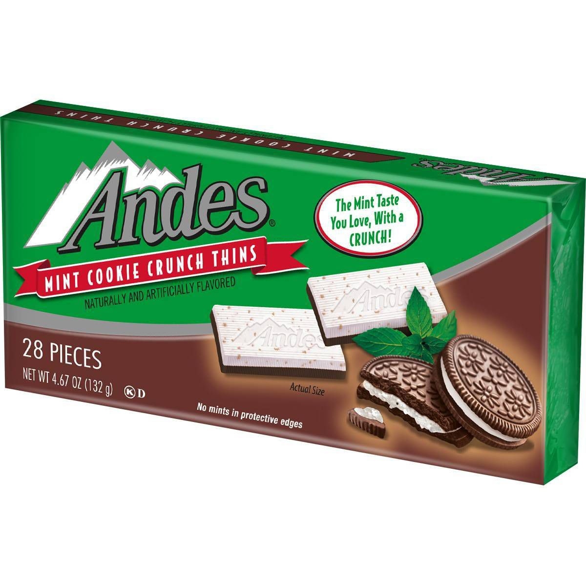 Andes Christmas Mint Cookie Crunch Chocolates - 4.67oz | Target