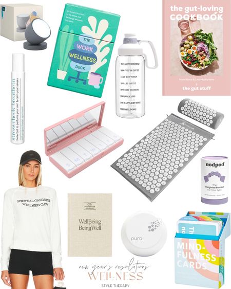 Set yourself up for wellness this New Year. Wellness journal, mindfulness cards, acupressure, stress relief, pura smart diffuser, gut health 

#LTKfit #LTKFind #LTKSeasonal