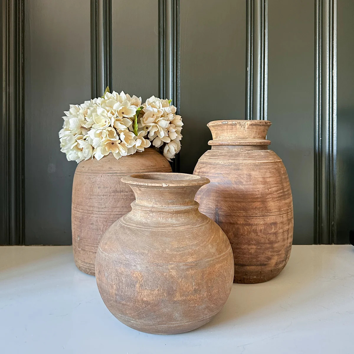 Willow Wooden Vase 3 Sizes | Purple Rose & Co