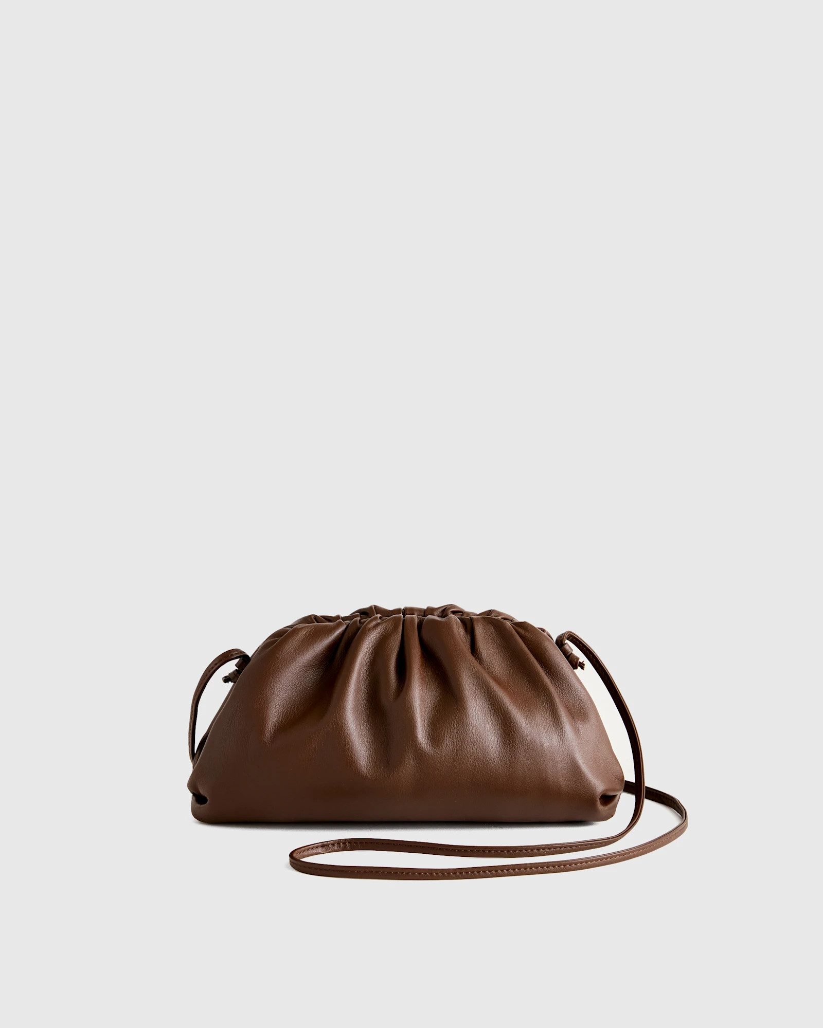 Quince | Women's Italian Leather Pouch Crossbody Clutch in Cream | Quince