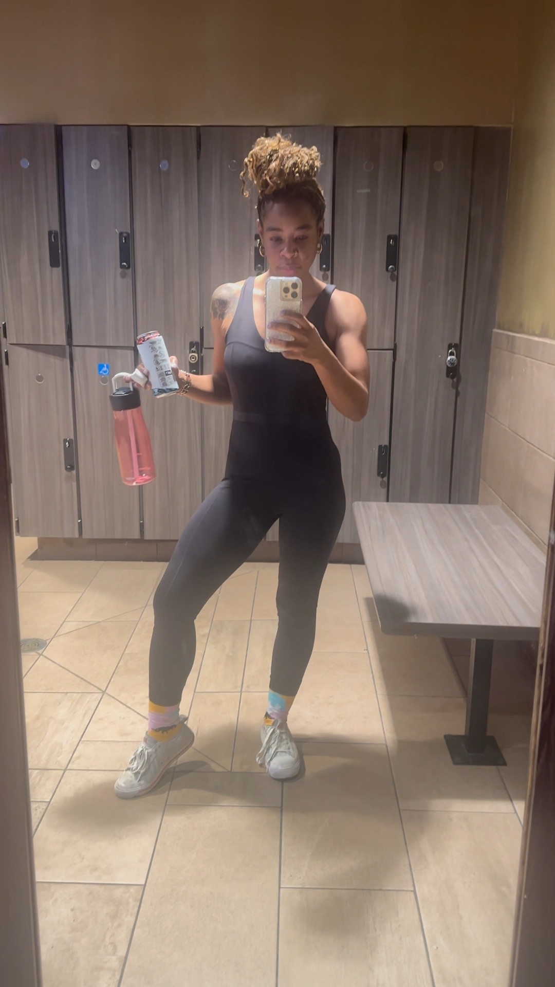 Jumpsuits are perfect for 6 am workouts. Who wants to think about coordinating two pieces together that early… not me 😅  

#LTKVideo #LTKsalealert #LTKfitness