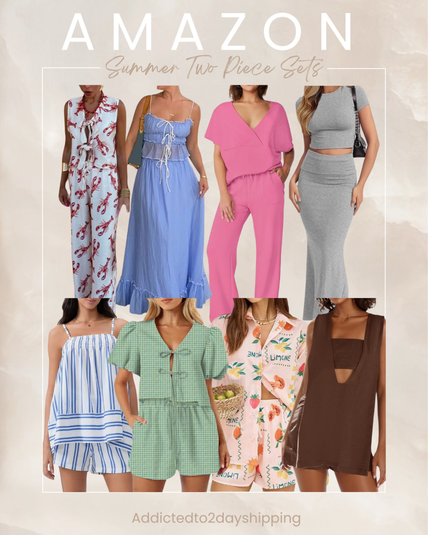 AMAZON- Summer Two Piece Sets

I rounded up both casual and dressy two piece sets I am loving for this summer!

Two piece pants and tank top set, two piece maxi skirt and tank top set, two piece lounge short sleeve and pants set, two piece lounge skirt and short sleeve set, two piece long flowy tank top and shorts set, short sleeve tie into bow top and shorts set, button down short sleeve and shorts printed set, cutout tank top and shorts set, matching summer sets



#LTKStyleTip #LTKFindsUnder100 #LTKSeasonal