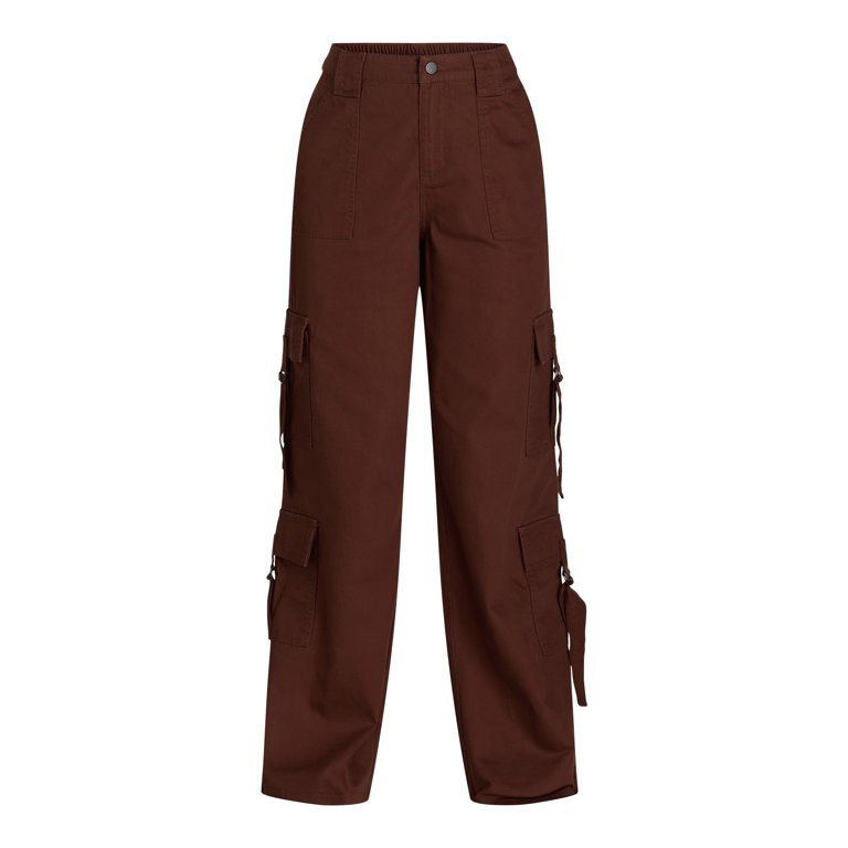 No Boundaries Twill Cargo Pants, 31.75” Inseam, Women’s | Walmart (US)