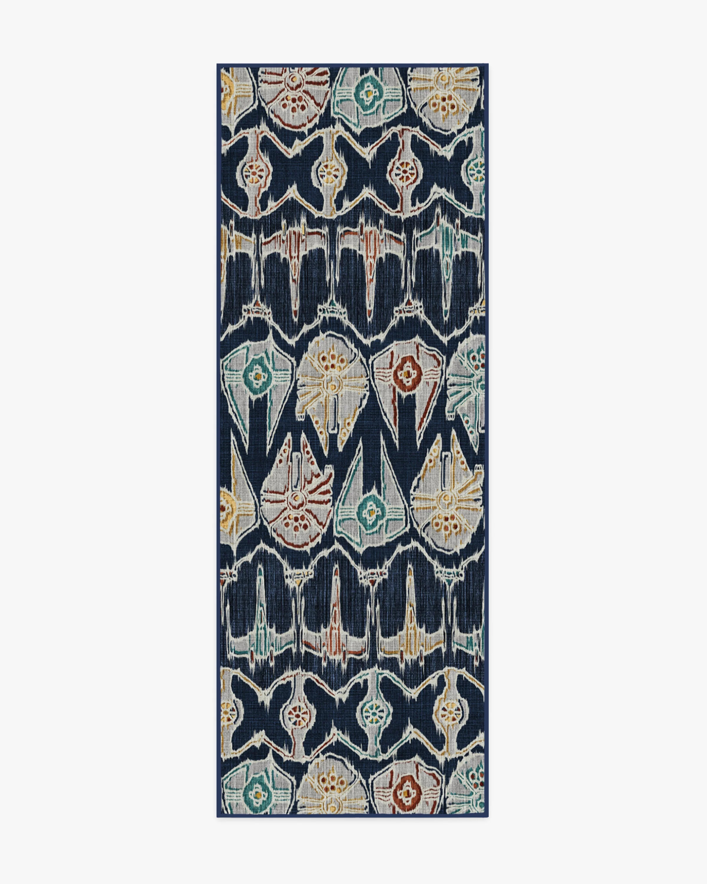 Corellian Ikat Navy Rug | Ruggable US | Ruggable