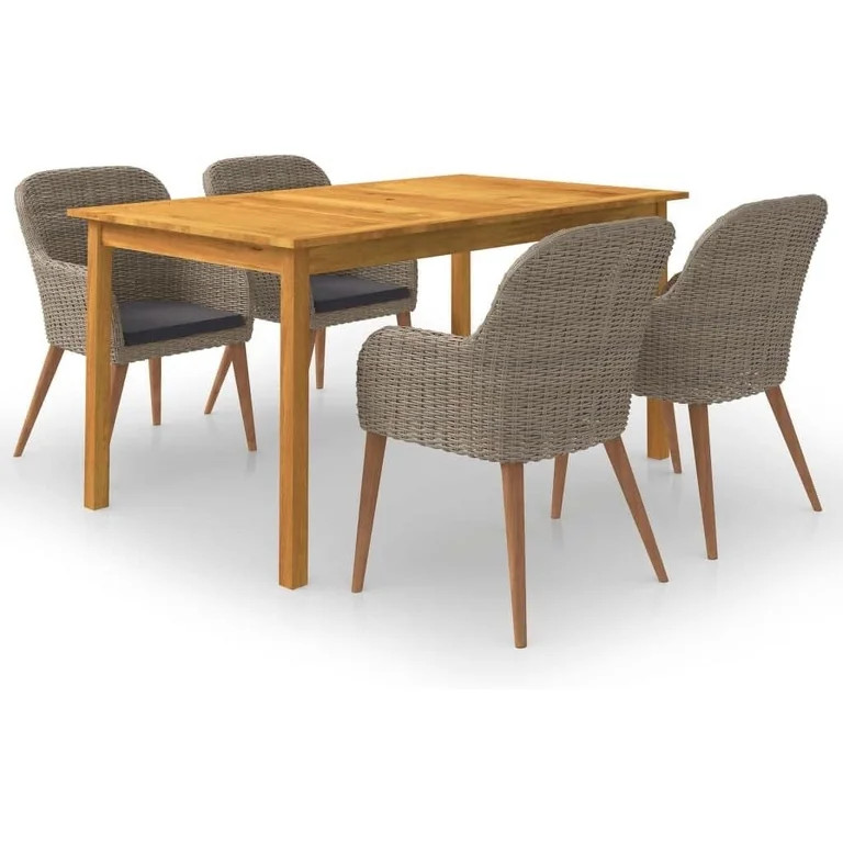 Modern Rattan Patio Conversation Furniture Set Outdoor Patio Chair Garden Lounge for Garden Lawn ... | Walmart (US)