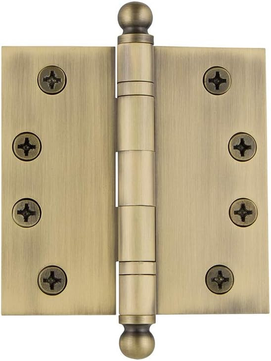 Nostalgic Warehouse Ball-Tip Residential Door Hinge with Square Corners | Amazon (US)