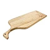 Main + Mesa Modern Mango Wood Cutting Board with Handle, Light Finish | Amazon (US)
