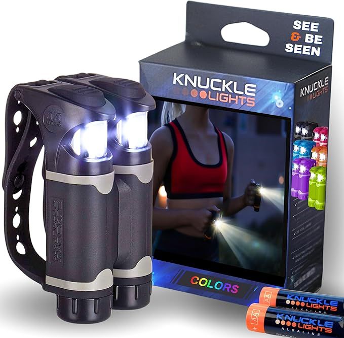 Knuckle Lights Colors - Running Flashlights for Runners - Night Safety Lights for Walking, Jogger... | Amazon (US)