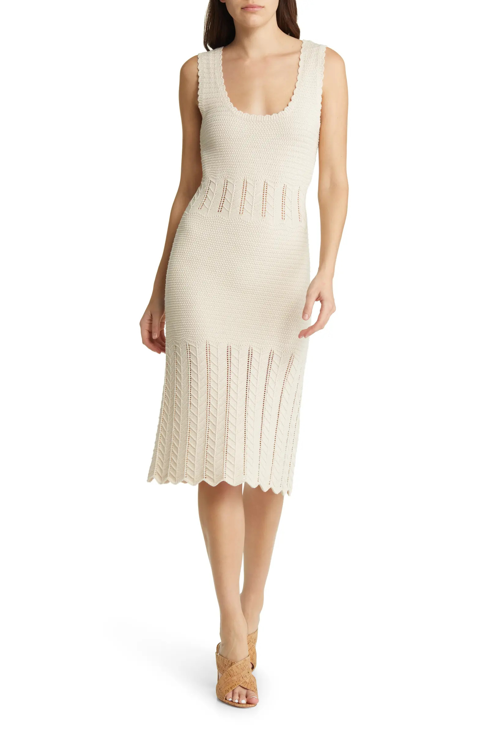 Nellis Sleeveless Cotton Sweater Dress | Nordstrom