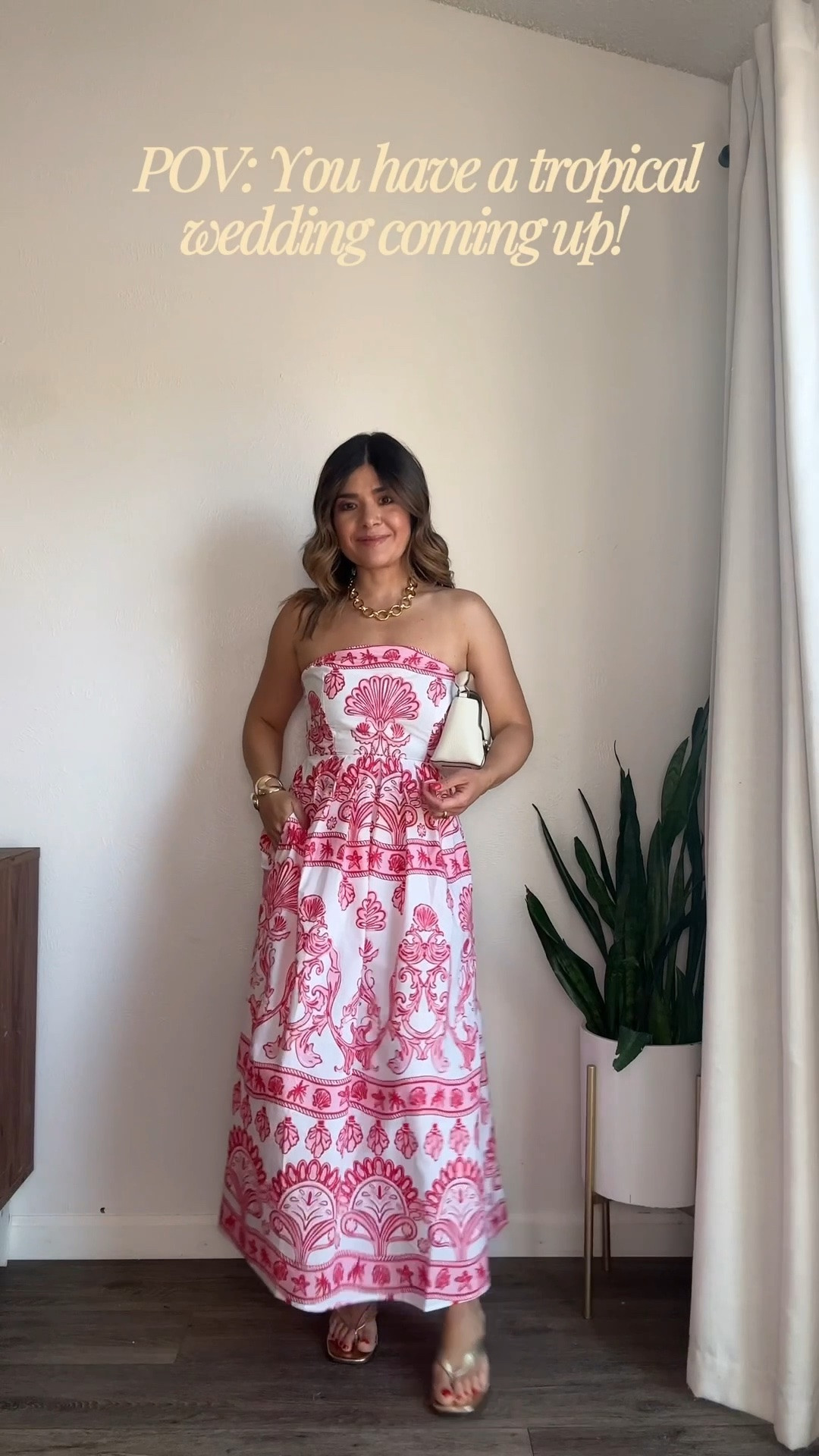 Do You have a tropical
Wedding coming up?! These dresses by @Beyond by Vera are perfection for that special occasion!! The prints are stunning and the timeless design make them the perfect pieces to pack with you! 
They run tts. Order your regular size. 
Dresses size xs
Skirt size xs
Black top is by Zara, size small

#LTKootd #LTKTravel #LTKWedding