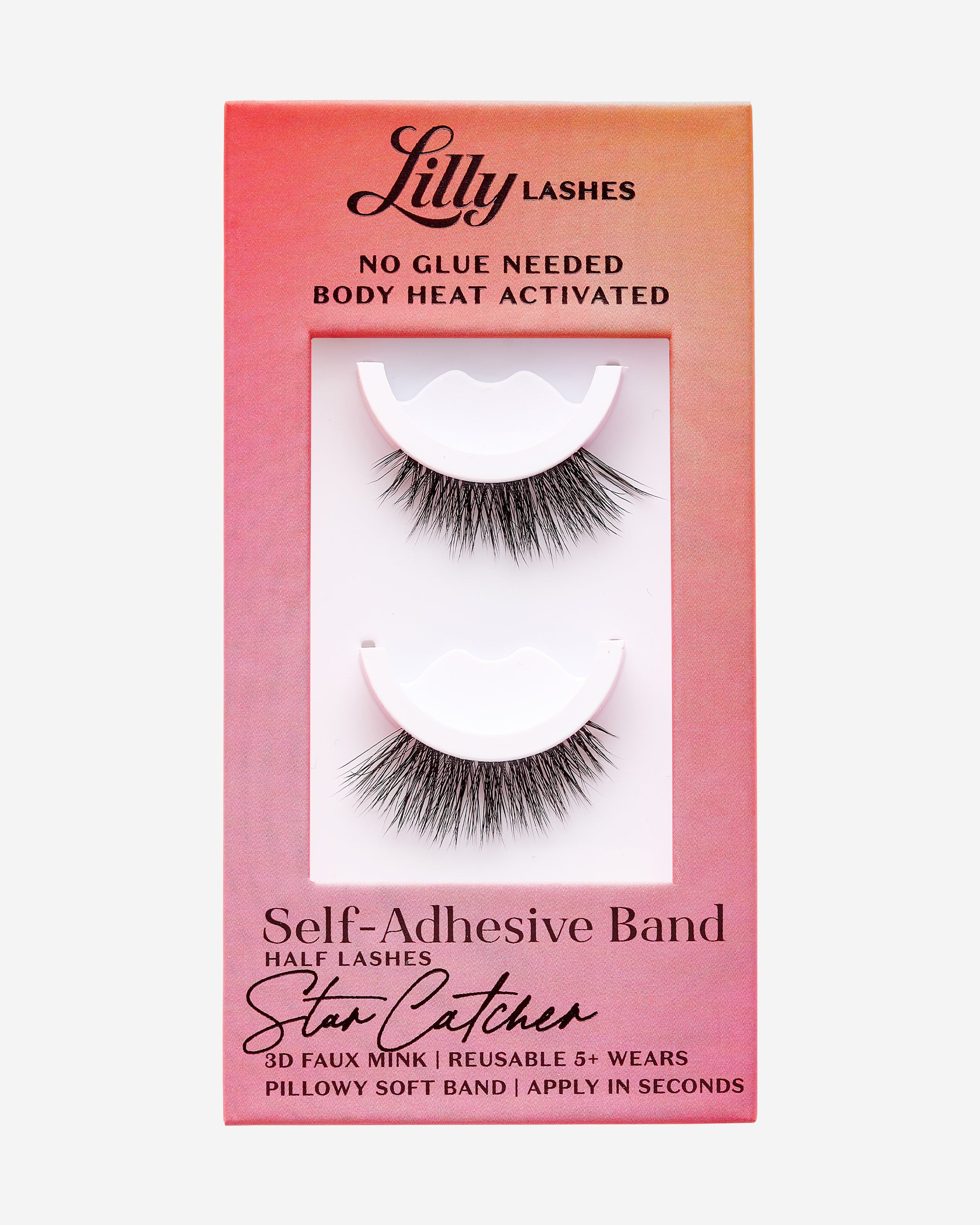 StarCatcher | Self-Adhesive Half Lashes | No Glue Needed | Lilly Lashes | Lilly Lashes